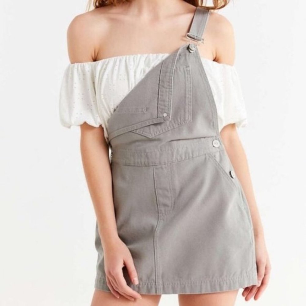 Urban Outfitters BDG khaki gray overall dress-M